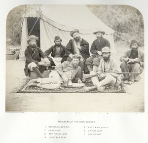 A Sínai-felmérés tagjai, 1868